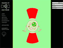 Tablet Screenshot of gagarinrecords.com